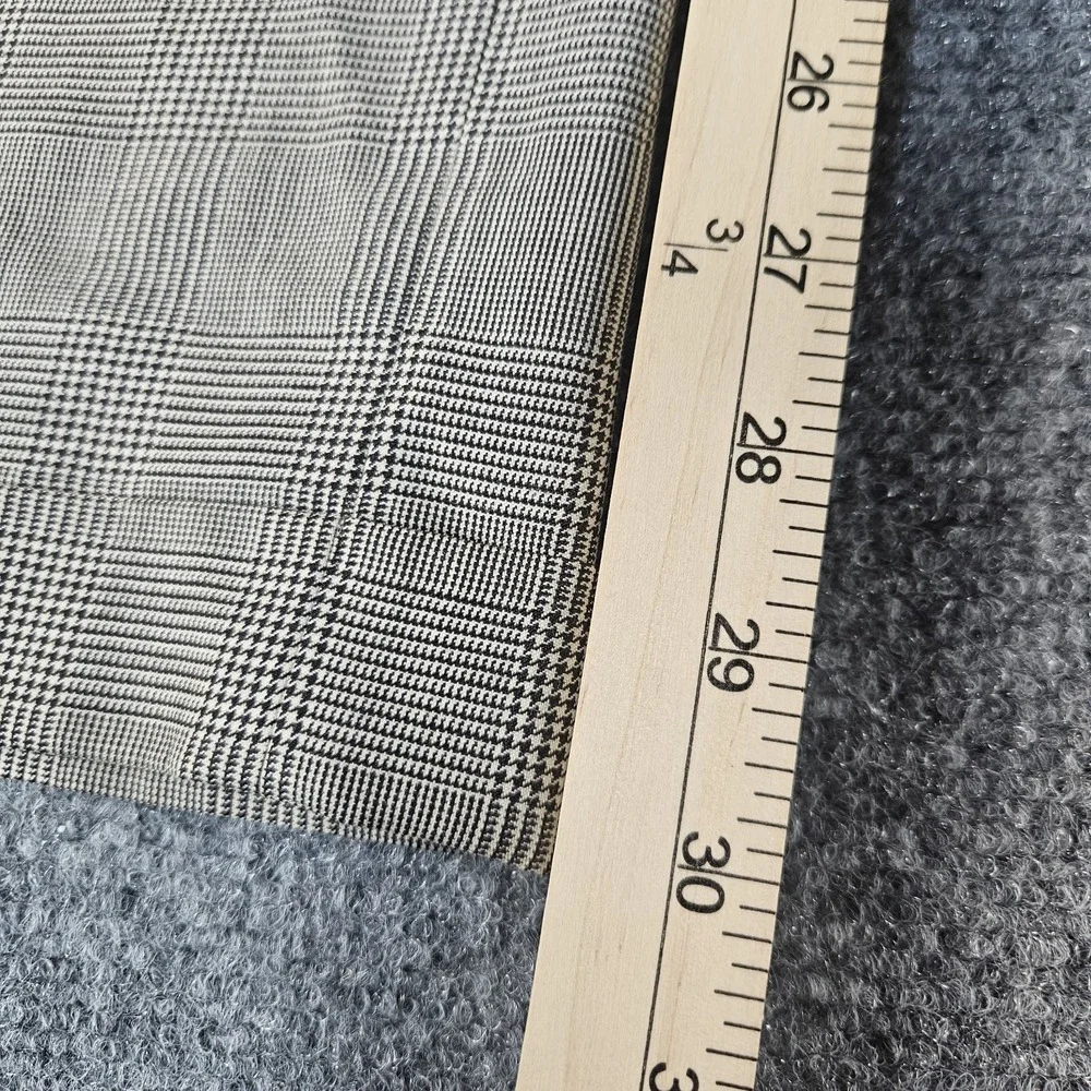 Lauren Ralph Lauren Pants Mens 33x30 Gray Plaid Dress Pants Classic Pleated
